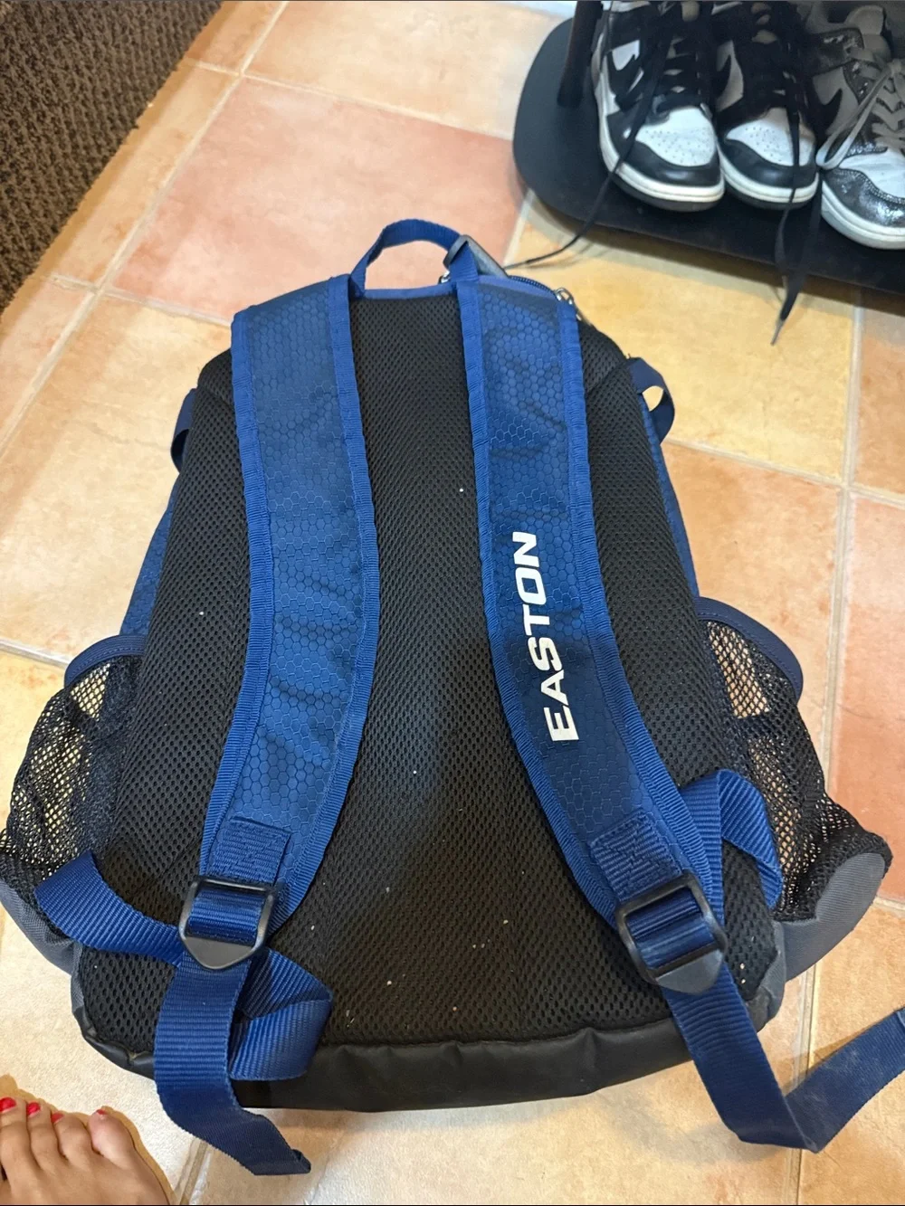 Easton Youth Navy Blue and Gray Baseball